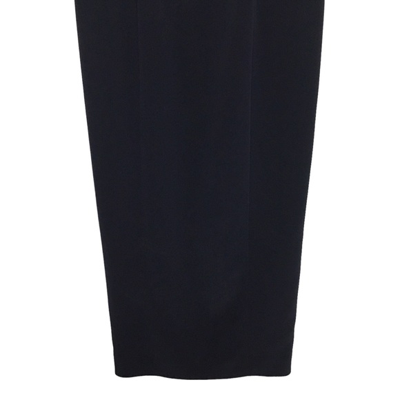 Tahari Navy Maxi Pencil Skirt Audrey Hepburn Style Formal Dress - Picture 3 of 12